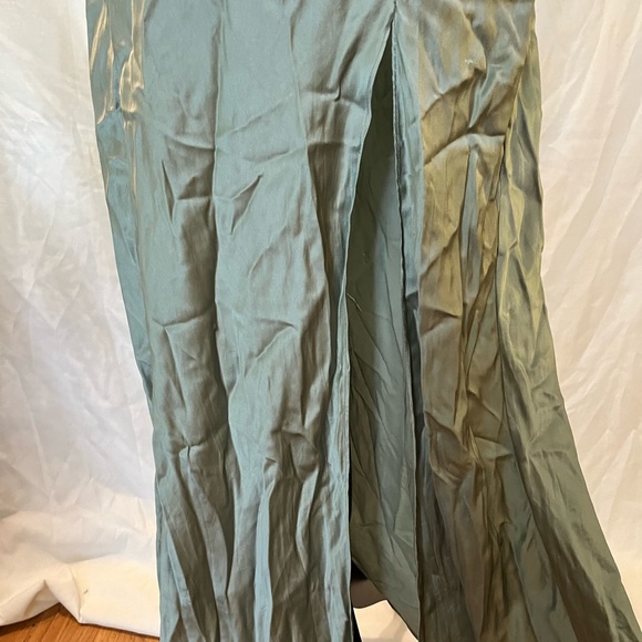 Vintage Y2K Silk Victoria’s Secret Sage slip dress - Picture 3 of 5